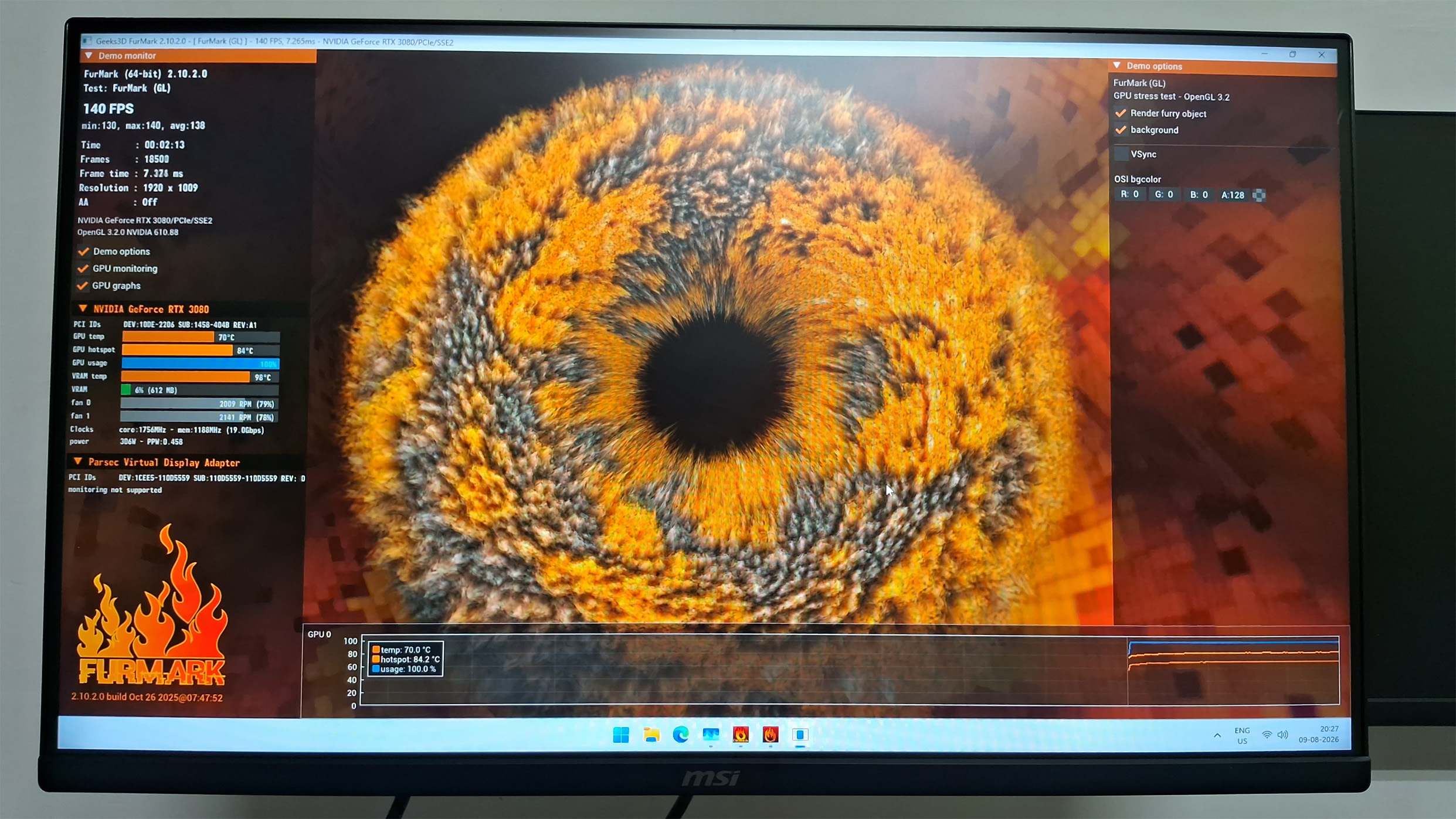 GPU Diagnostics and Thermal Bench - Shot 05