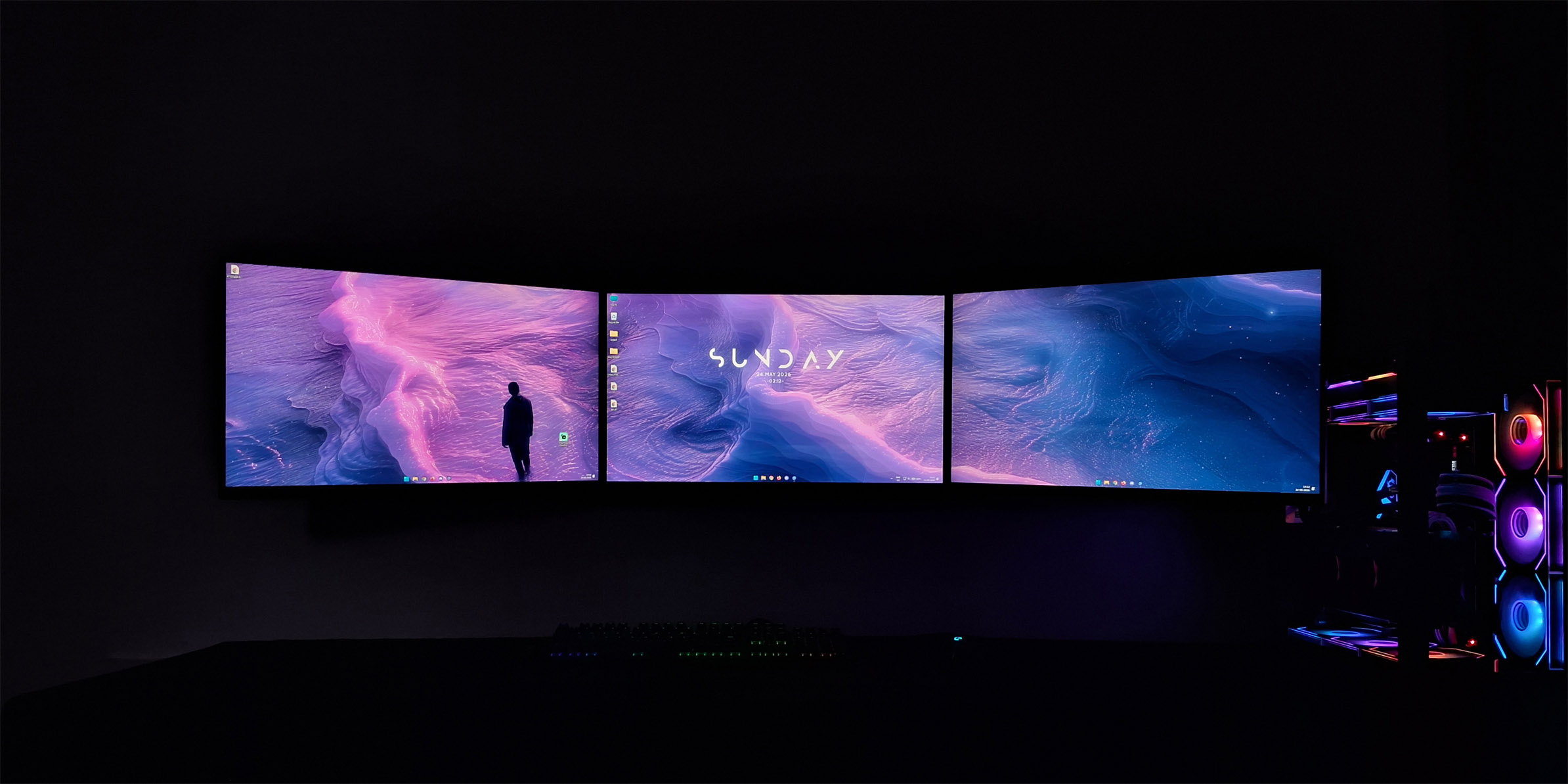 Complete Enthusiast Battlestation Desk Setup