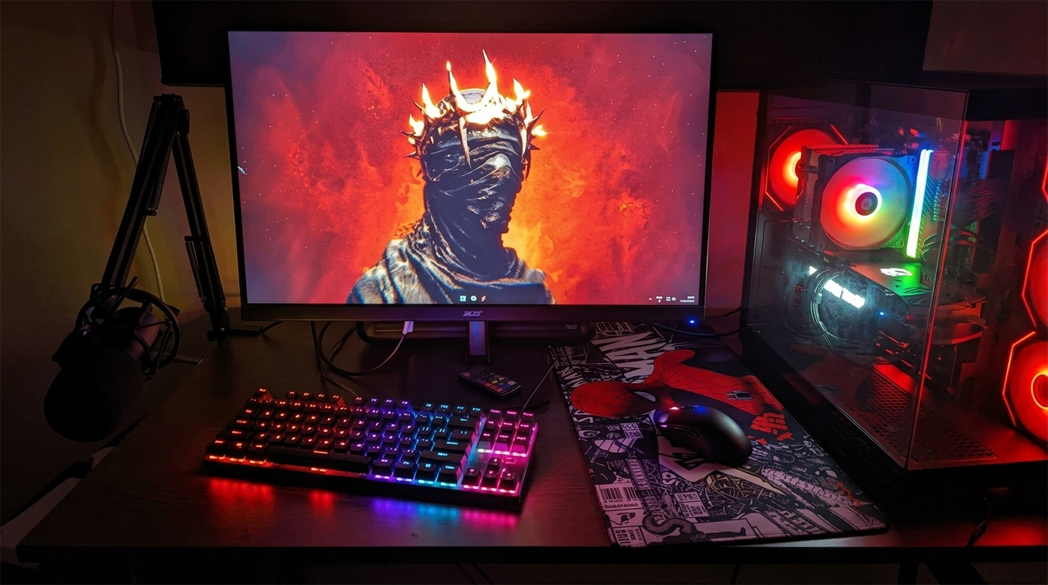 Delivered Custom Gaming PC at Customer Setup